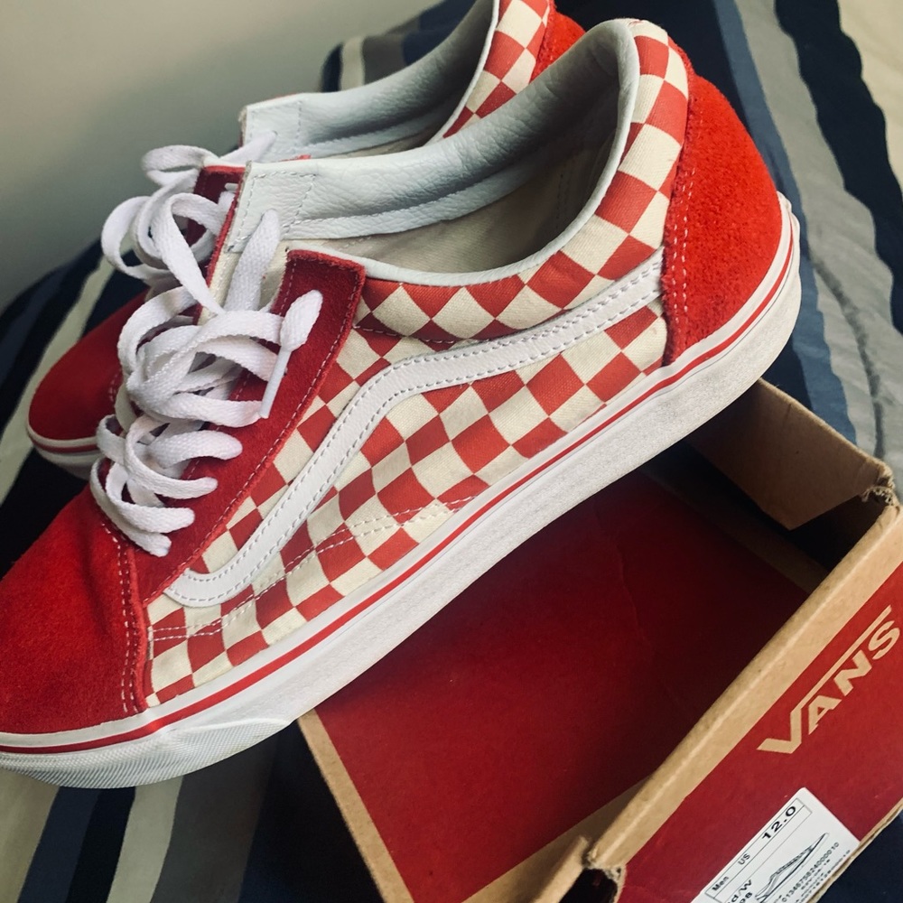 Vans Old Skool checkered red (Low top)